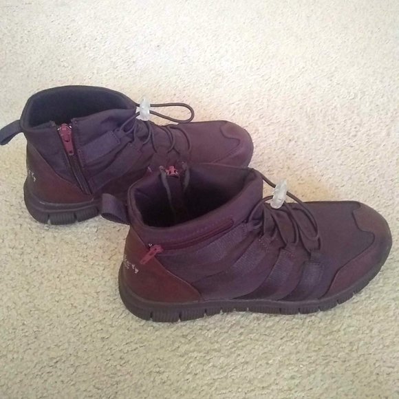 Tony Little Cheeks Fit Body Ankle Sneaker Boot Size 6 Purple - Picture 4 of 5